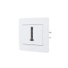 Prise Téléphone diam2 debflex Blanc|Sanifer