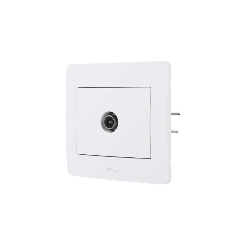 Prise Tv diam2 debflex Blanc|Sanifer