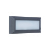 Applique extérieur encastrable Bronson led 1410 Lumens anthracite INSPIRE|Sanifer