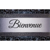 Tapis dallas Bienvenu gris 50X80Cm|Sanifer