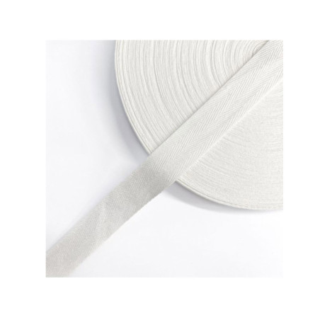 Sangle serfé coton blanc 40mm x 30m| Sanifer