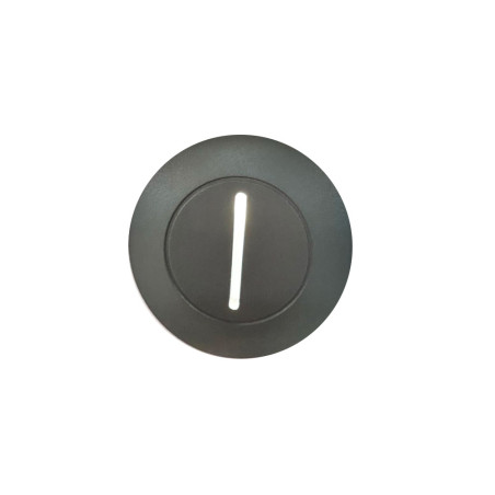 Spot escalier gris 3W D.82mm  220V 50/60HZ lumière vertical | Sanifer