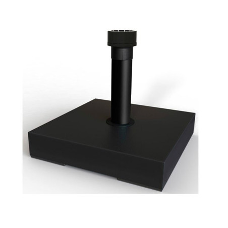 Pieds de parasol carré noir L 25KG  | Sanifer