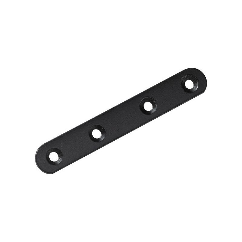 Patte d'assemblage acier Noir 100Mm|Sanifer Tamatave