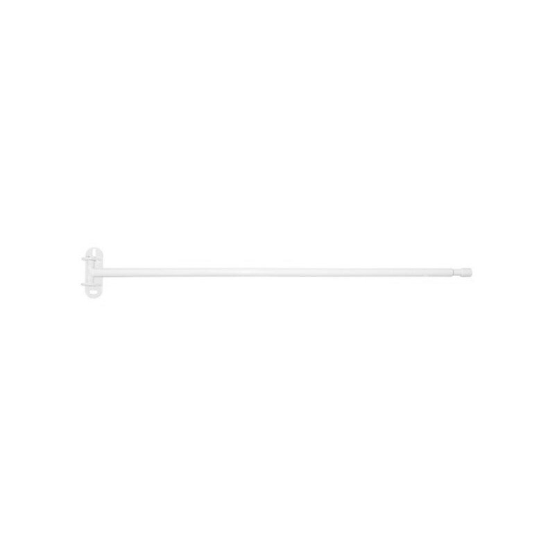 Kit de tringle à  rideau Porte Diam.13 mm blanc 60 à  100 cm|Sanifer Tamatave