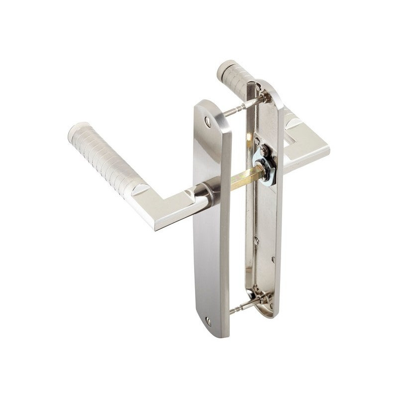 2 poignées de porte Eden Sans Trou Inspire, Zamak Entraxe 195 Mm|Sanifer