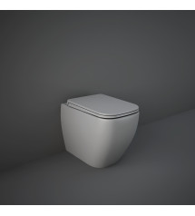 WC complet sortie horizentale gris suspendue 05078017+37+41 |Sanifer