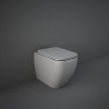 WC complet sortie horizentale gris suspendue 05078017+37+41 |Sanifer