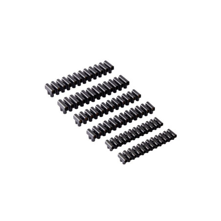 Lot de 6 barrettes de dominos électriques, pour rigide et souple LEXMAN|Sanifer