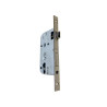 Serrure à larder à cylindre axe 50mm têtière nickelé Bc |Sanifer