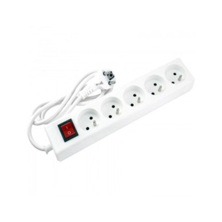 Rallonge multiprise 5 prises avec interrupteur SOMEF |Sanifer