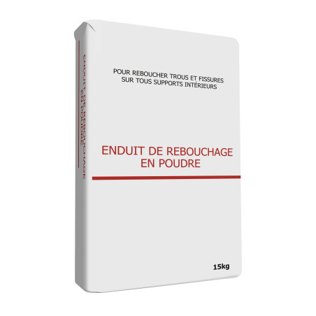 Enduit de rebouchage en poudre 15 kg|Sanifer