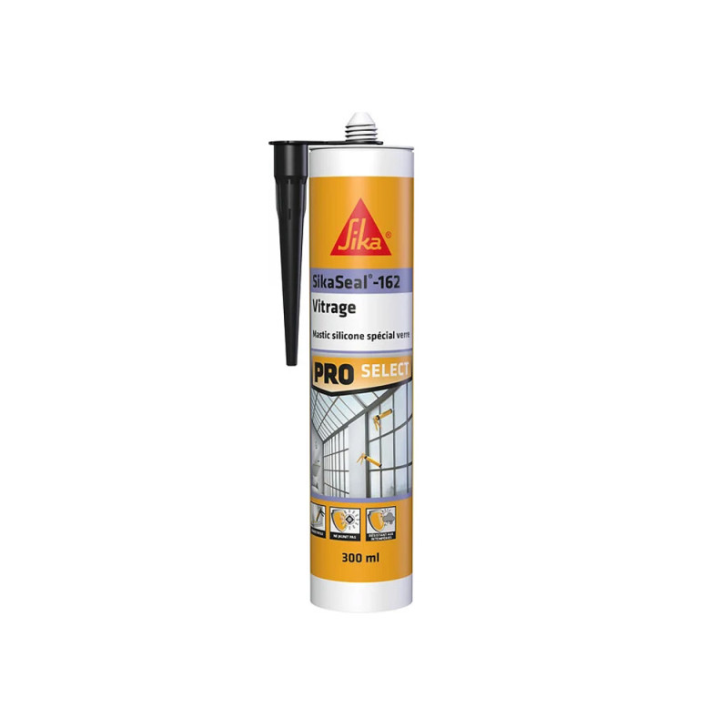 Sikaseal- 162 vitrage noir 300ml-Sanifer