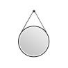 Miroir led barber black d.60 cm - Sanifer