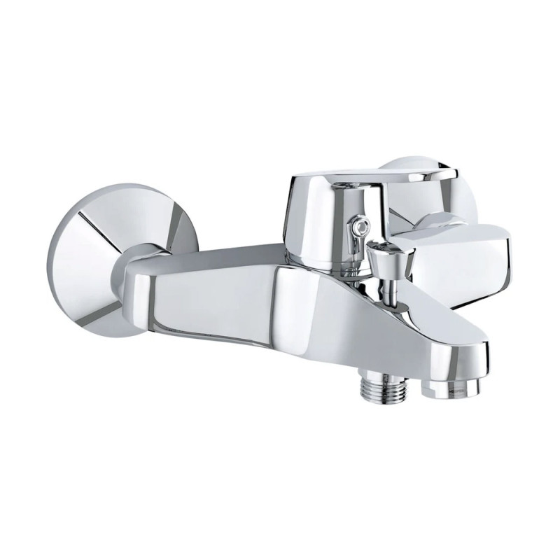 Mitigeur bain et douche monocommande chrome -Sanifer