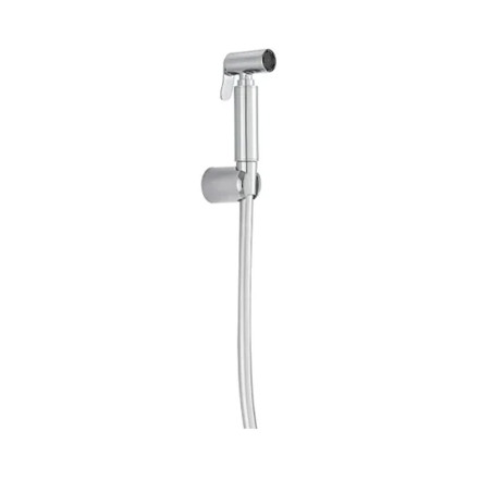 Douchette laiton avec tuyau et support mural chrome  -Sanifer