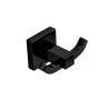 Patère double Harmony noir PVD -Sanifer