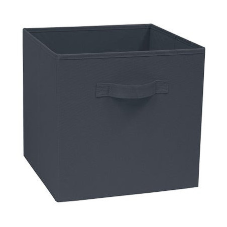 Panier de rangement H.31xl.31xP.31 cm SPACEO coloris noir - Sanifer