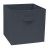 Panier de rangement H.31xl.31xP.31 cm SPACEO coloris noir - Sanifer