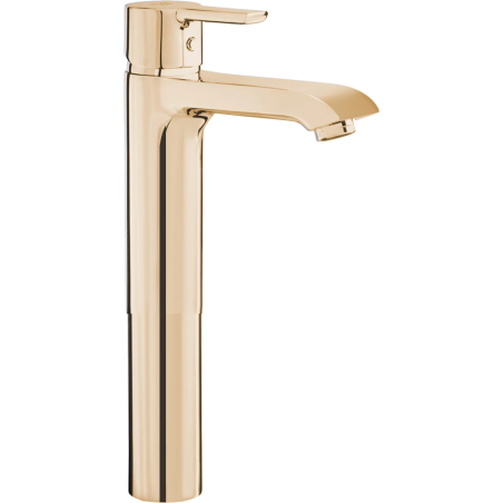 Mitigeur lavabo surélevé XL H350 monocommande Passion rose PVD-Sanifer
