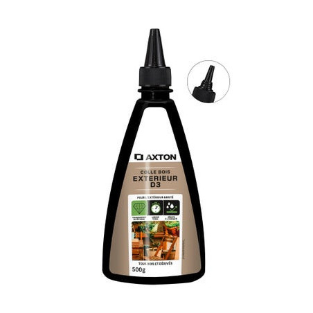 Colle bois extérieur D3 Axton 500 g tube - Sanifer