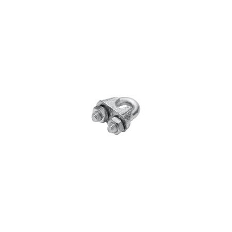 Lot de 2 Serre-câble étrier acier zingué 5 mm - Sanifer
