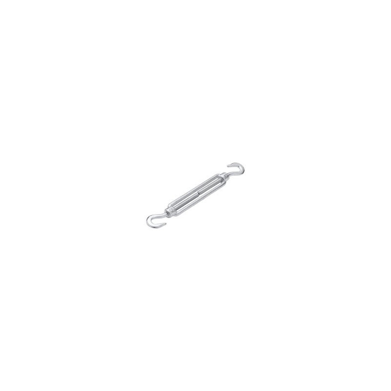 Tendeur 2 crochets acier zingué 60kg pour câble diamètre 4mm - Sanifer