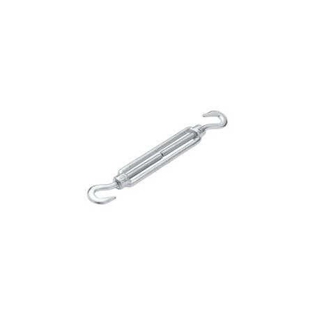 Tendeur 2 crochets acier zingué 60kg pour câble diamètre 4mm - Sanifer
