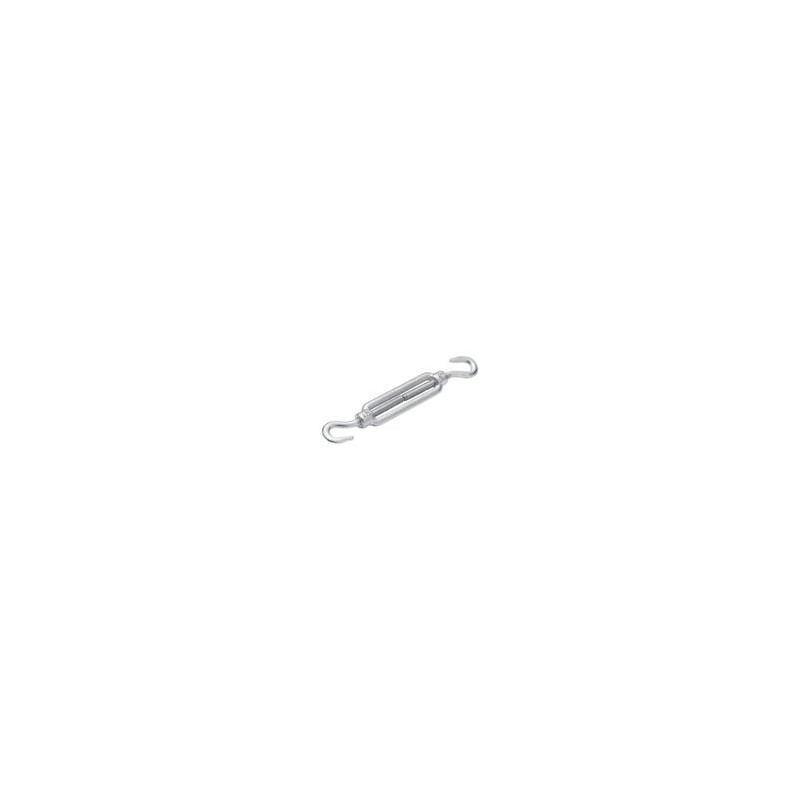 Tendeur 2 crochets acier zingué 25kg pour câble diamètre 2/3mm - Sanifer