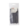 Gaine thermorétractable noir Ø6–3 mm, longueur 12 cm - Sanifer