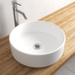 Bonde, écoulement libre lavabo, diam.42 mm, EQUATION, chrome - Sanifer