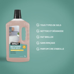 Nettoyant universel sols IMPACT bouteille 1 l - Sanifer