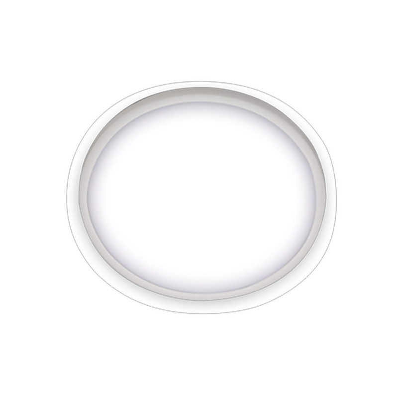 Plafonnier salle de bain Lano diamètre 29 cm blanc - Sanifer