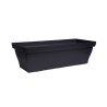 Jardinière Romeo longueur 60 cm coloris gris anthracite - Sanifer