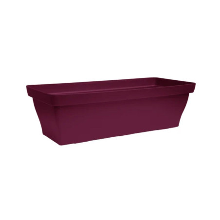 Jardinière Romeo longueur 60 cm coloris rouge cerise - Sanifer