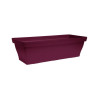 Jardinière Romeo longueur 60 cm coloris rouge cerise - Sanifer