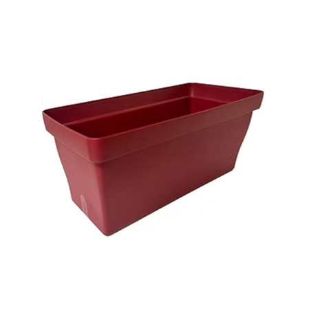 Jardinière Romeo longueur 40 cm coloris rouge cerise - Sanifer