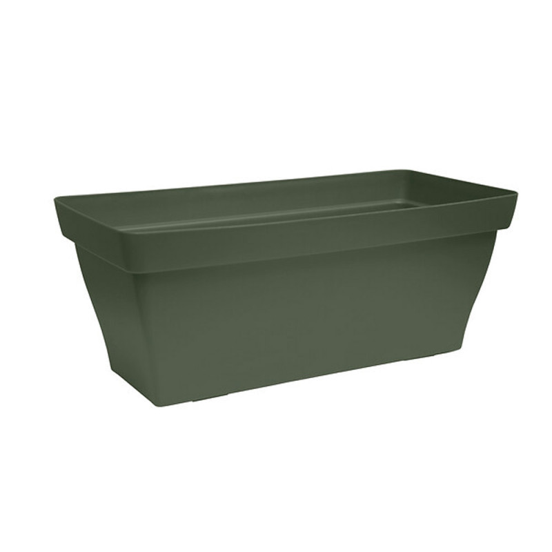 Jardinière Romeo longueur 40 cm coloris vert kaki - Sanifer
