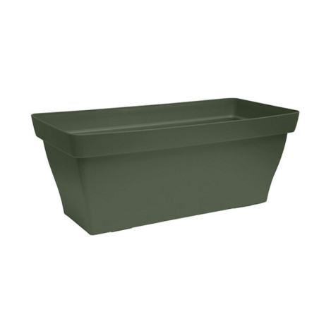 Jardinière Romeo longueur 40 cm coloris vert kaki - Sanifer