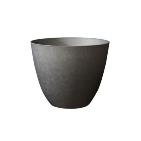 Pot Element rond diamètre 30 cm coloris gris anthracite - Sanifer