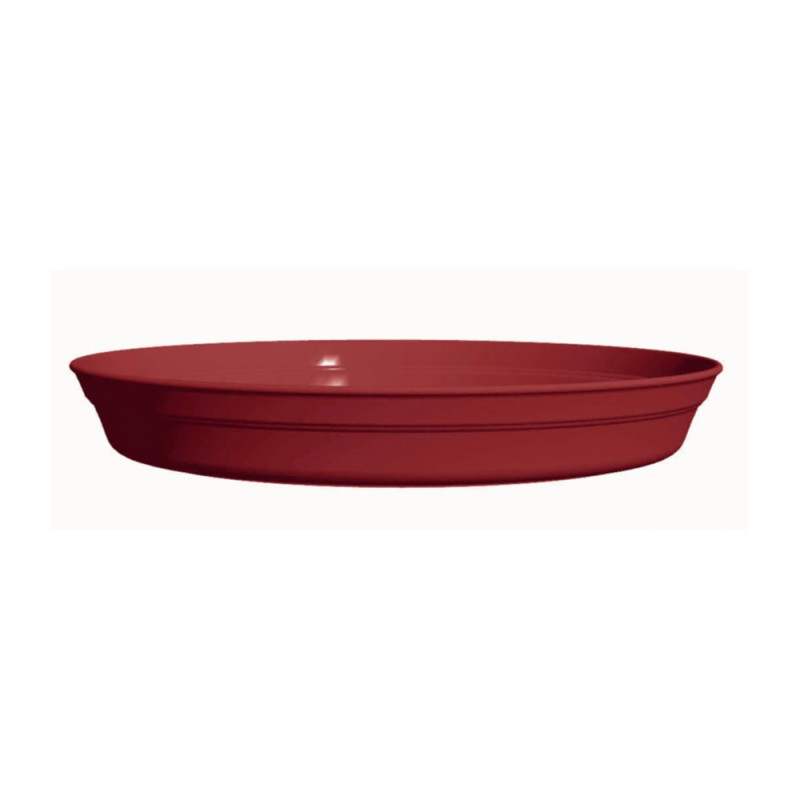 Soucoupe Romeo diamètre 28 cm coloris rouge cerise - Sanifer