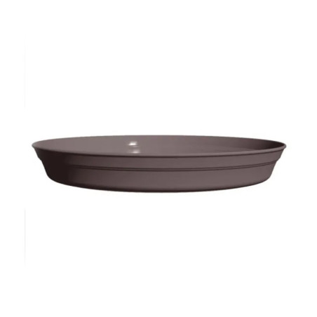 Soucoupe Romeo diamètre 24 cm coloris taupe - Sanifer