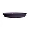 Soucoupe Romeo diamètre 21 cm coloris gris anthracite - Sanifer