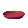 Soucoupe Joy diamètre 23 cm coloris rouge cerise - Sanifer