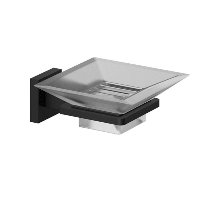 Porte-savon mural Harmony noir PVD