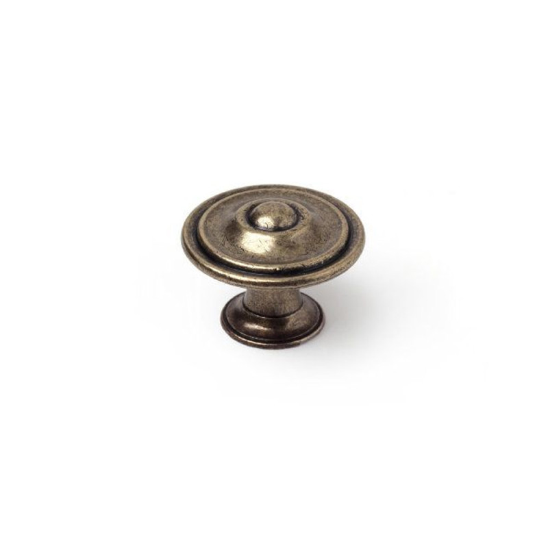 Bouton en métal vieux laiton D35|Sanifer