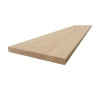 Tablette en pin rustique  1200x300x18mm bord ar  sans film | Sanifer