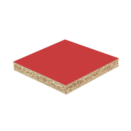Melaminé rouge kamin 19mm (280x207cm:5.796m²)* | Sanifer