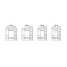 Kit dressing duo effet chaîne avec rideau H.220 x l.163 à  220 x P.48 cm | Sanifer