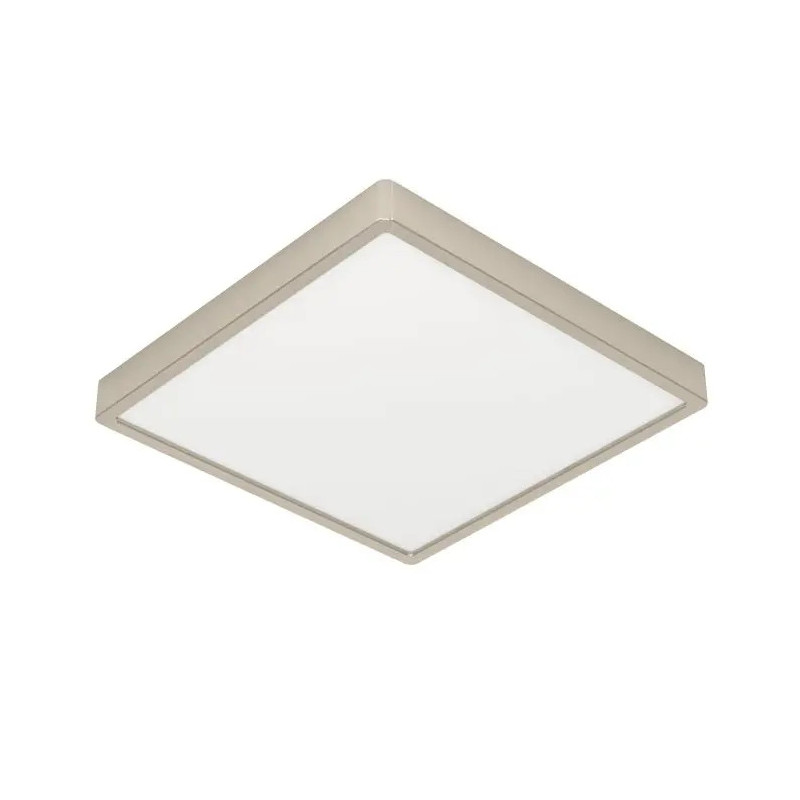 Plafonnier Fueva 6 LED CCT DL 290x290mm nickel - Sanifer